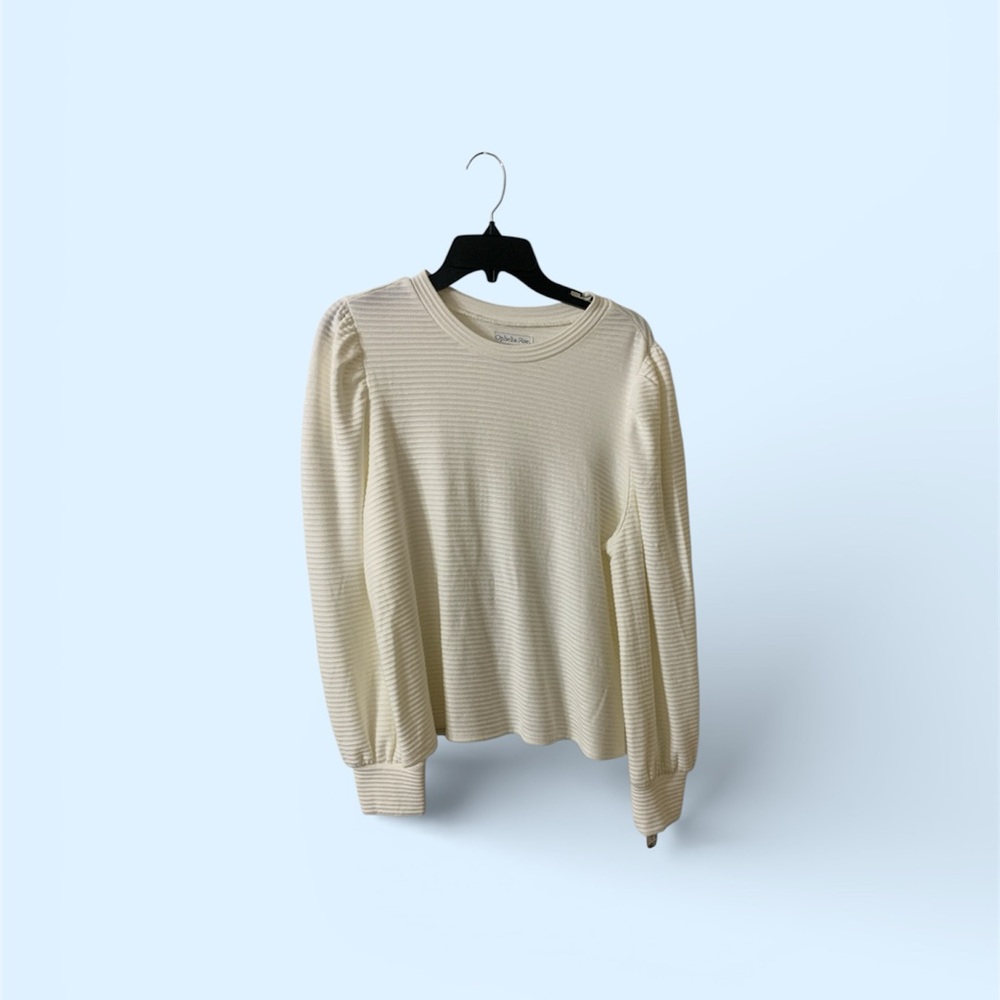 Ophelia roe women Cream Crew Neck Sweater